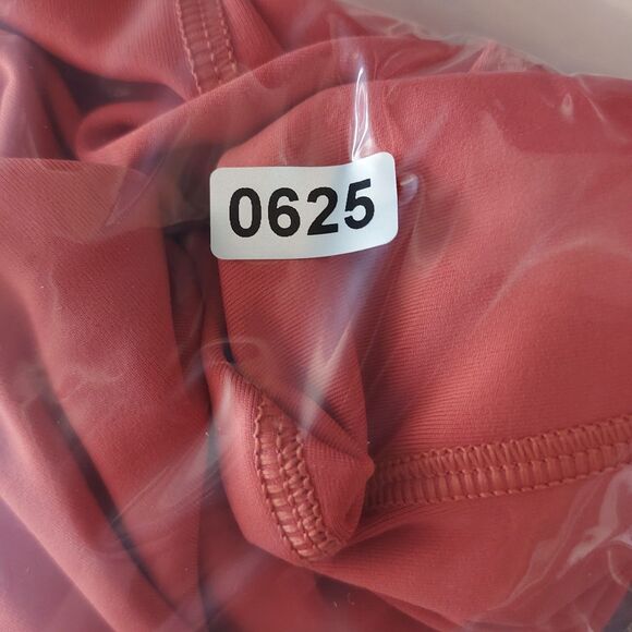 Athleta Women’s M Orange Crop Tank High Neck Racer‑Back Activewear - Picture 14 of 14